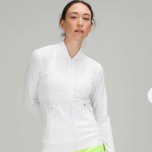 Lululemon Seamless Training Jacket White.